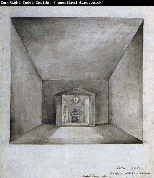 Blake, William Elisha in the Chamber on the Wall